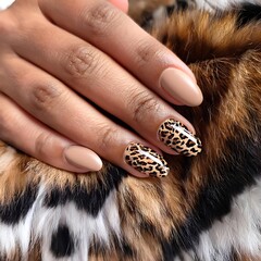 Animal Print Nail Art with Zebra and Leopard Patterns