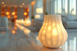 © ChristinaPhoto - A 3D rendering of a room with multiple lamps serves as interior background in stock photo