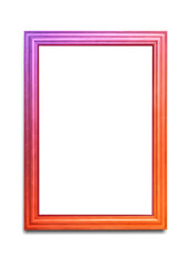 Wall Mural - Ombre photo frame mockup