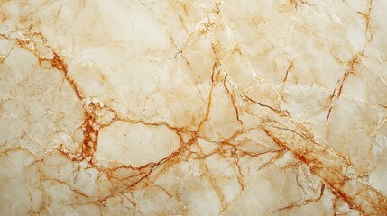Poster - Beige marble texture with subtle veins and streaks displaying a smooth and elegant stone background : Generative AI