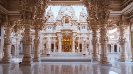 The BAPS Hindu Mandir is a traditional Hindu Temple built by the BAPS Swaminarayan Sanstha