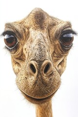 Wall Mural - Giraffe Close-Up Portrait