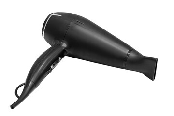 black hair dryer