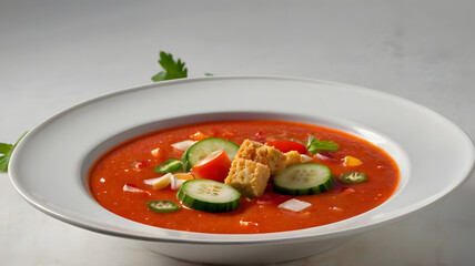 Sticker - Gazpacho_A_refreshing_chilled_tomatobased_soup_garnish