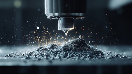 Poster - additive manufacturing of metal powder and 3d printing : Generative AI
