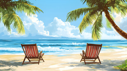 Wall Mural - beach