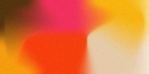 Poster - Vibrant Abstract Gradient Design – Dynamic Multicolor Blend for Modern Art, Digital Backgrounds, and Creative Design Projects. Fluid grainy gradient background, vibrant color