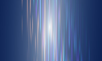 Poster - blue geometric shape abstract technology lines on black background