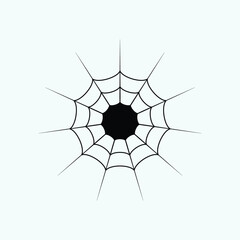 Spider Net Web Vector Design 