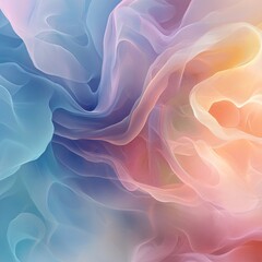 Sticker - Abstract background of swirling pastel colors.