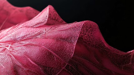 A detailed anatomical 3D illustration of breast tissue on a black background, highlighting the various layers and structures, used for educational purposes in breast cancer awareness and medical