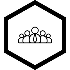 Poster - Leadership Vector Icon Design