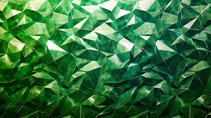 emerald green geometric pattern background