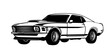 © MEM - Muscle Car | Classic Car | Sports Car | Mustang | Vintage Car | Old Car | Car Collection | Car Lover | Original Illustration | Vector and Clipart | Cutfile and Stencil