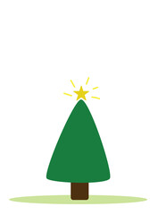 Poster - Christmas tree icon