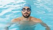 © Intelligent Horizons - Swimmer Undergoing Aquatic Therapy for Sports Injury Rehabilitation
