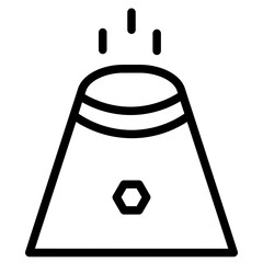 Poster - Air Cleaner Purifier Line Icon