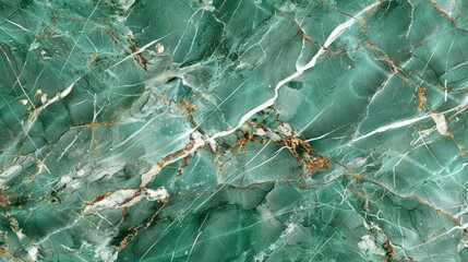 A seamless pattern of rich green marble with subtle white and gold veins, creating an elegant and luxurious backdrop.