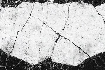 Poster - Cracked concrete texture