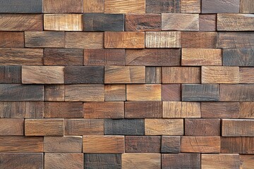 Canvas Print - Rustic wood wall texture