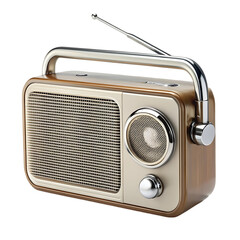 radio, old, vintage, retro, music, isolated, antique, sound, speaker, dial, audio, tuner, technology