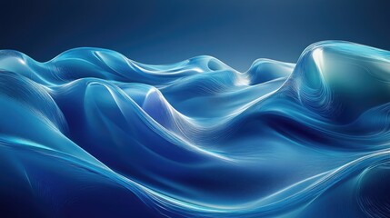 Wall Mural - the blue background has two swirled shapes, There is no content in the upper half, the city background,