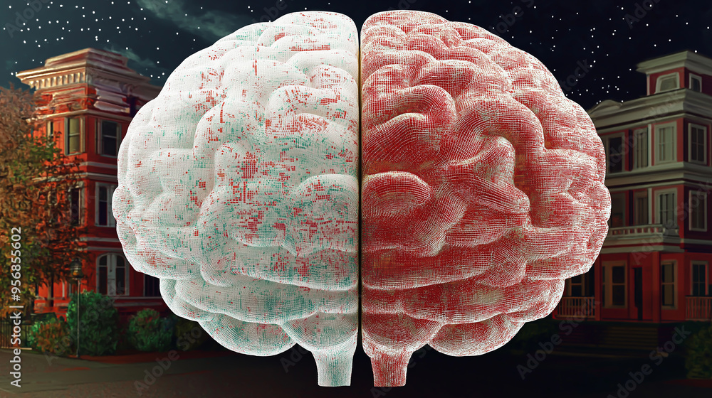 The Duality of the Human Mind Represented Through Contrasting ...