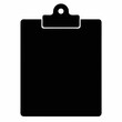 © jotirmaya - Clip-board Black silhouette