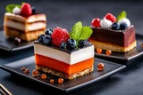 National cuisine, sweet pastries, delicate desserts showcase the art of baking and confectionery