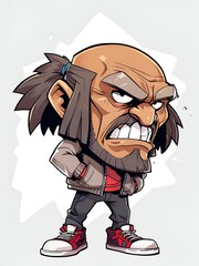 Poster - Angry Cartoon Character