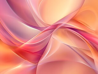 Wall Mural - A shape wavy fabric detailed view of a pink background, suitable for various design projects, wave, pink, shape, fabric, design, light, color, line, illustration