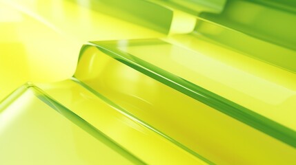 Canvas Print - Background of amorphic natural Abstract glass, light green colors. Neural network ai generated art