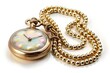 © Four888 - Pocket Watch Chain Accessories Heritage Luxury Pearlescent Soft and Warm Analogous Colors Vintage Chic