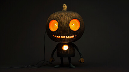 Wall Mural - Creative Halloween pumpkin lantern