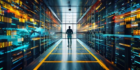 Aufkleber - A digital transformation concept with data warehouses as a cornerstone for organizational data strategy