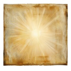 Wall Mural - Vintage sunlight art print png, remix from artworks by Theo van Hoytema isolated on white 