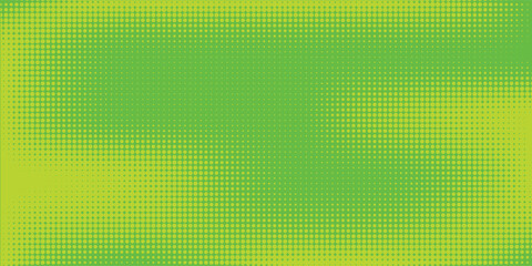 Wall Mural - dots halftone green color pattern gradient texture with technology digital background. dots pop art 