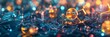 © Nipon - abstract technology background with glowing lights and circuites