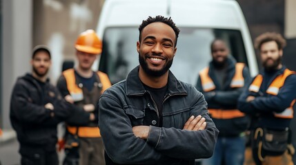 Construction Team Leader - Happy & Confident