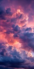 plane flying through cloudy sky