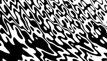 Poster - Dynamic abstract background for graphic resource. Modern pattern with black and white texture. Vector Format Illustration 