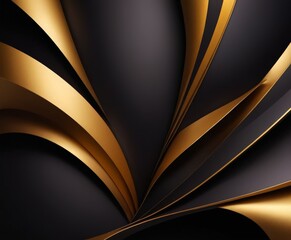 black and gold abstract background