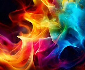 colorful smoke wallpapers hd