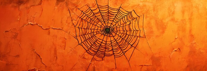 Poster - spider web on wall