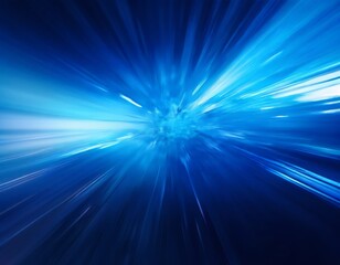 Wall Mural - blue speed motion background