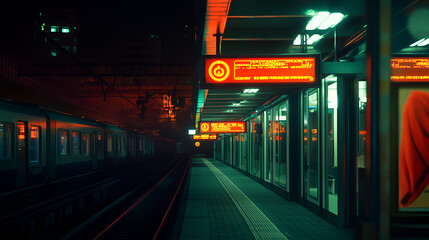 Canvas Print - subway