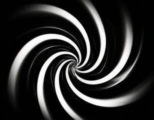 black and white spiral background