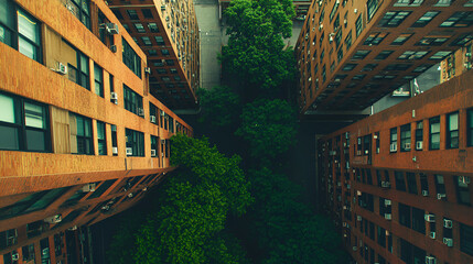 Canvas Print - old abandoned building