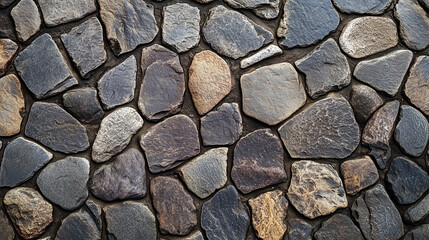 Canvas Print - cobblestone texture background