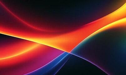 Wall Mural - Abstract colorful background with smooth lines.